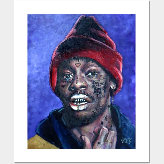 Lil' Dave X | Dave Chappelle Parody Oil Painting Portrait | tyrone biggums | Famous Comedian Pop Art Wall Art by Tiger Picasso